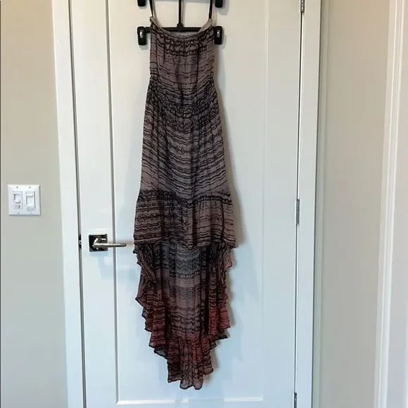 gypsy 05 silk dress GYPSY 05 OVERLAY SILK MAXI DRESS XS